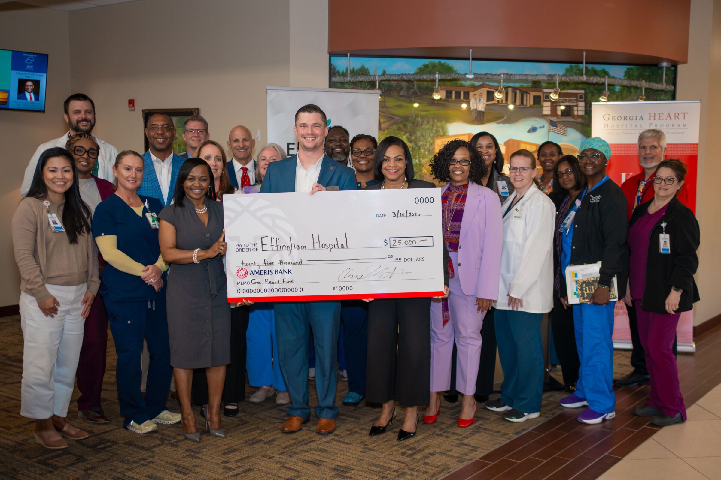 Ameris Bank Donates to EHS Through Georgia Heart